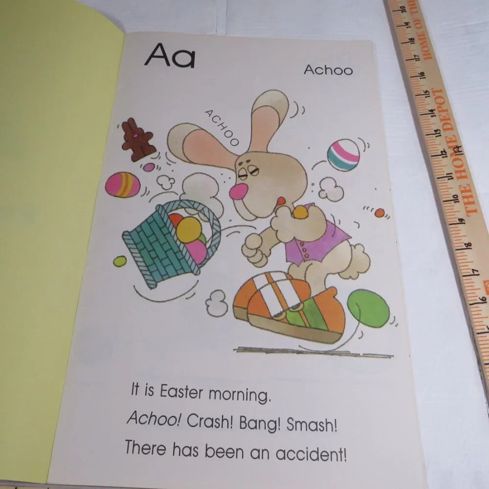 What a Funny Bunny Alphabet BIG BOOK (almost 2 feet tall) Classroom